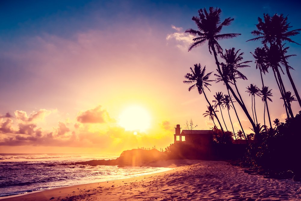 Sunset on the Indian Ocean